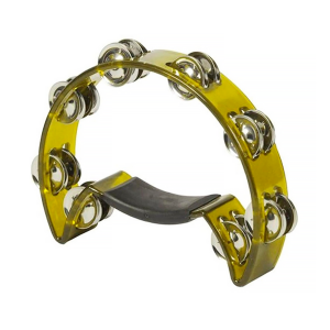 PANDEIRO ACRILICO AMARELO MEIA LUA PHX